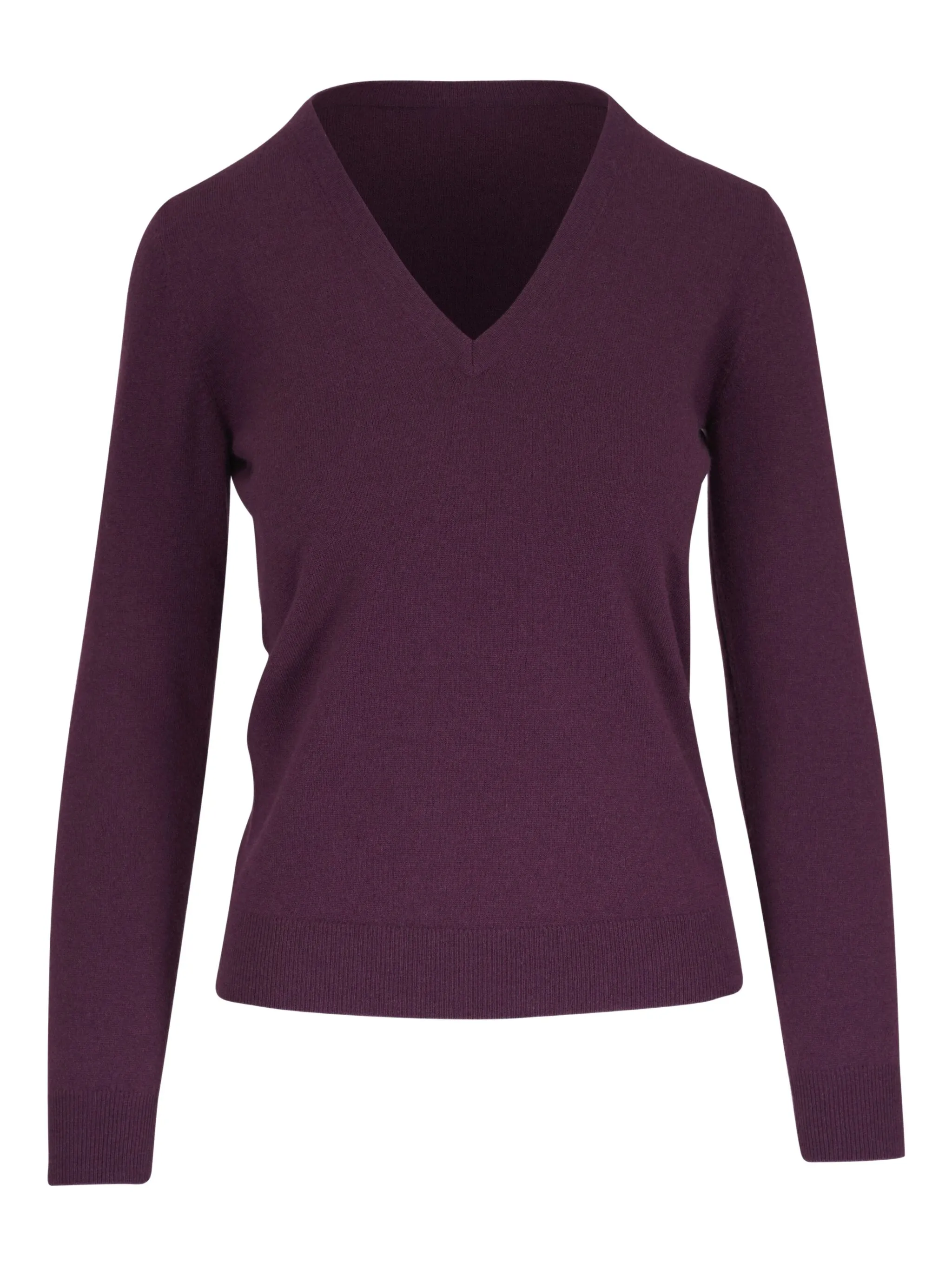 

Свитер с V-образным вырезом Brunello Cucinelli, фиолетовый