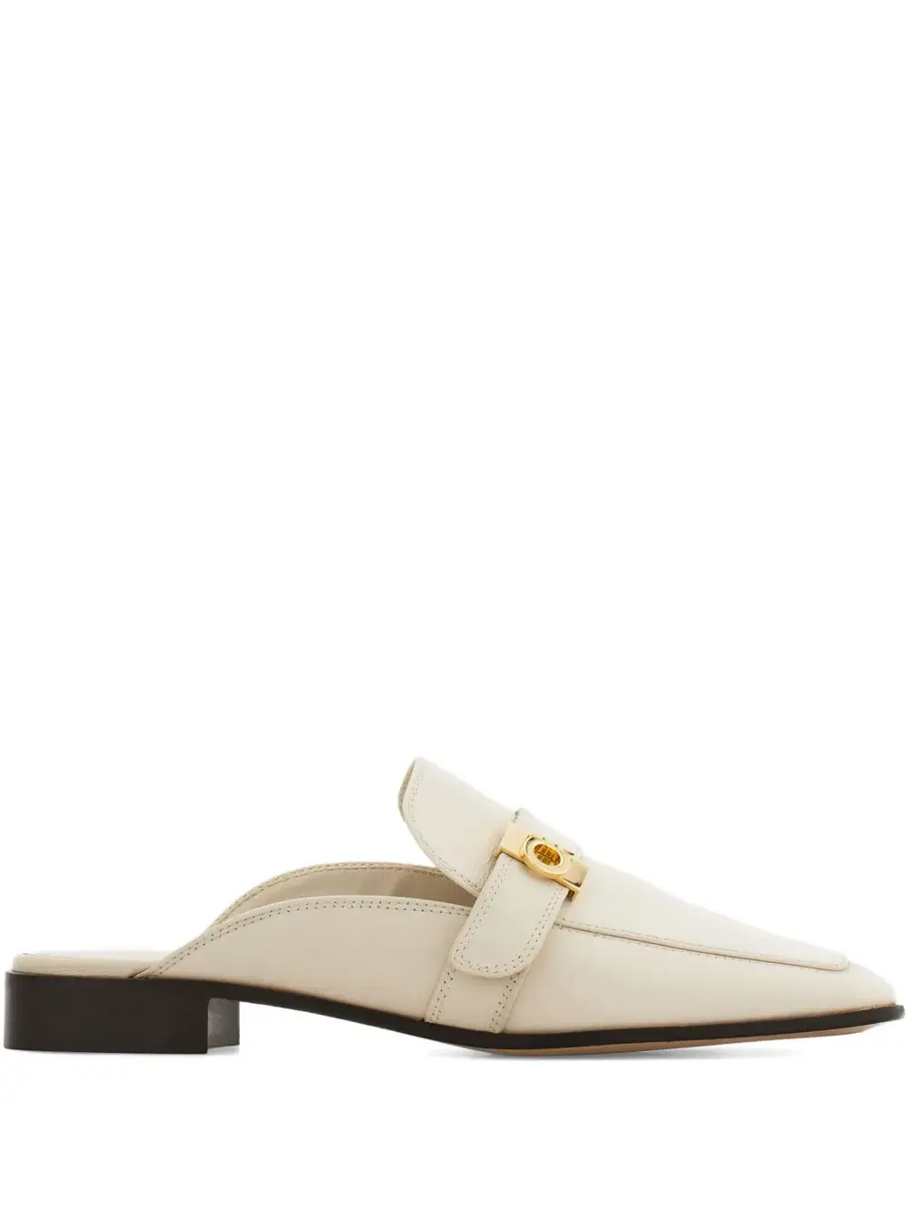 Лоферы с пряжкой-хомутом Ferragamo, белый
