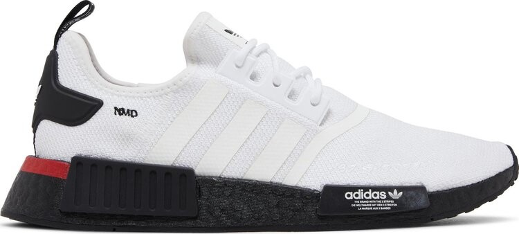 

Кроссовки NMD_R1 'White Black Red', белый
