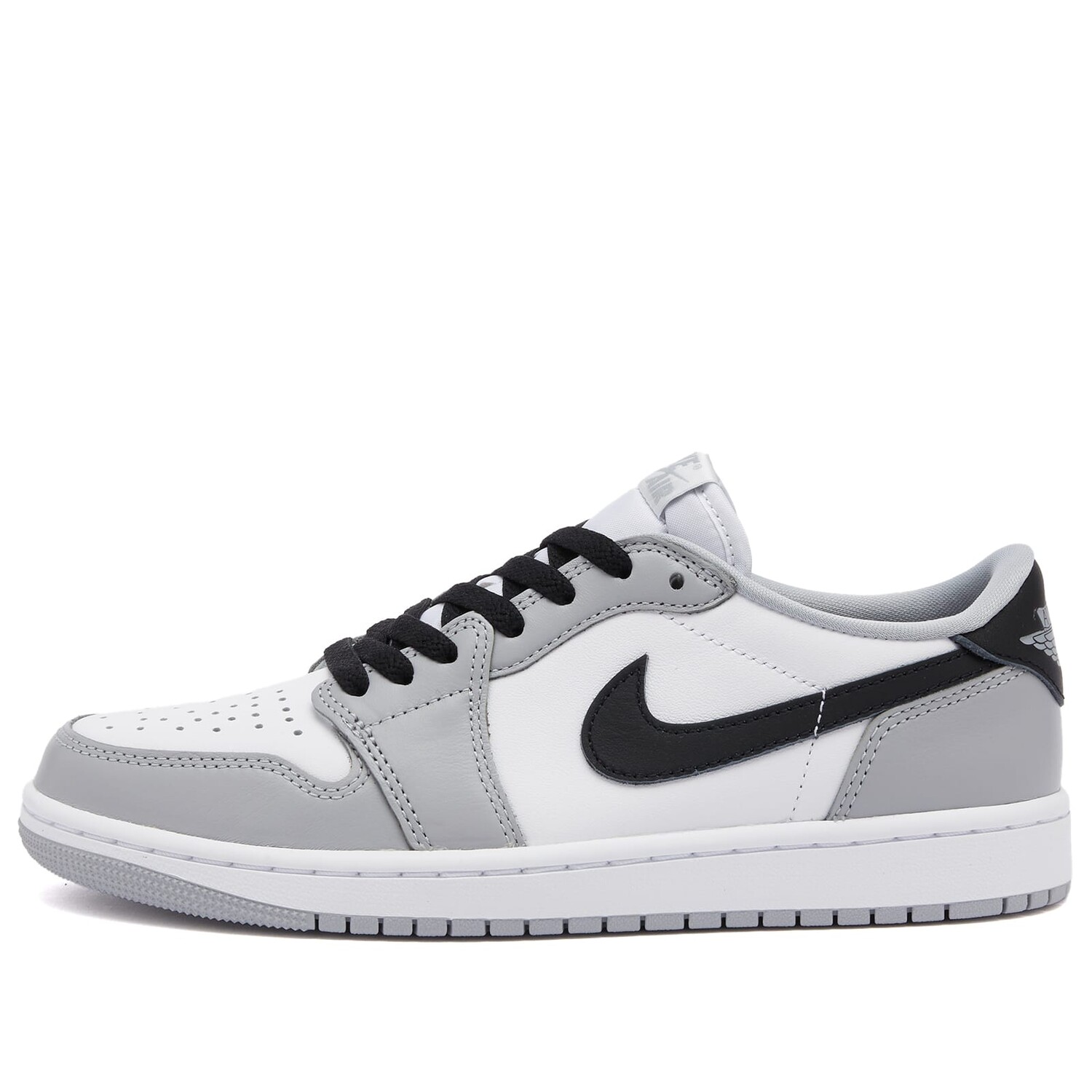 

Кроссовки Air Jordan 1 Retro Low Og Sneaker, цвет White, Black & Wolf Grey