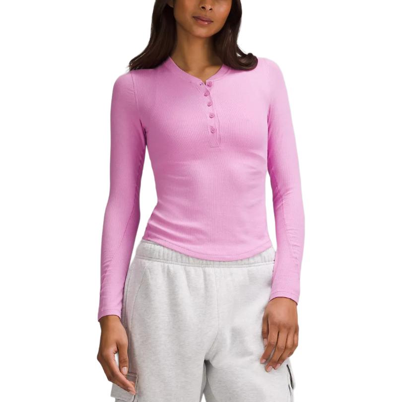 

Футболка с втачным рукавом для женщин Lululemon, dahlia pollen/dhmu