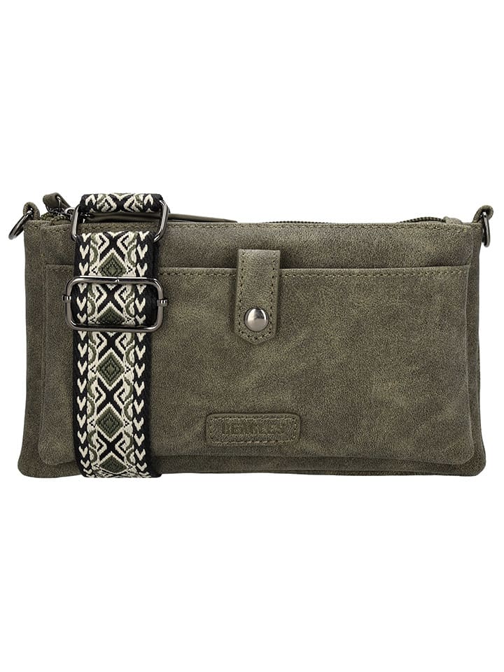 

Сумка через плечо "Malaga" цвета хаки - (Ш)24 x (В)14 x (Г)2 см Beagles