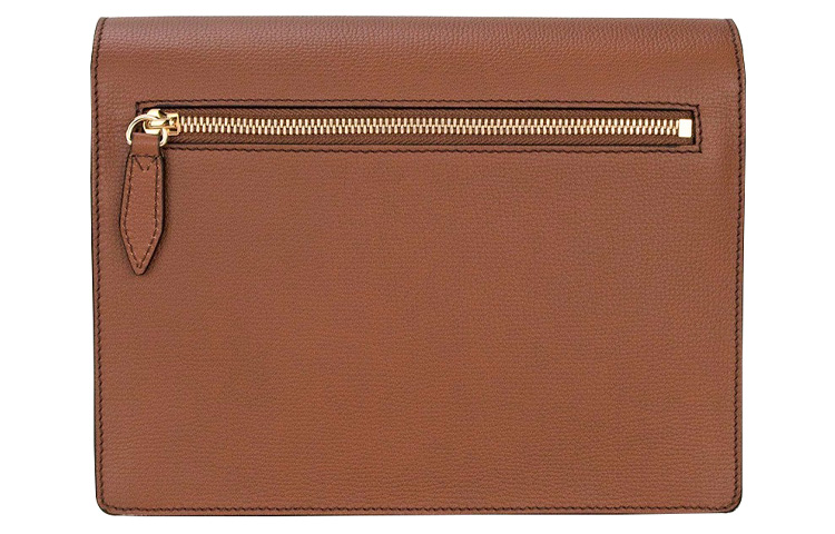 Burberry Кожаная сумка-мессенджер из коровьей кожи, через плечо, кроссбоди маленькая женская коричневая — фото 3