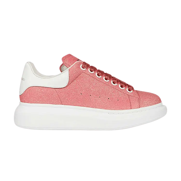 Кроссовки Alexander McQueen Wmns Oversized Sneaker 'Bright Glitter - Magnolia', розовый