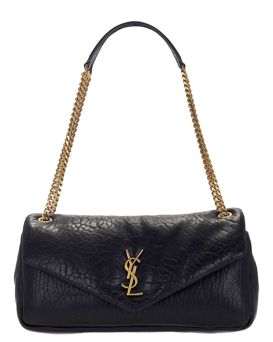 

Средняя сумка-цепочка Calypso Saint Laurent, цвет Nero