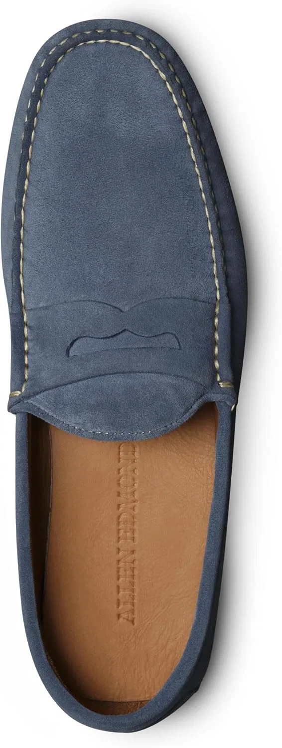 Лоферы Allen Edmonds, деним замша — фото 4