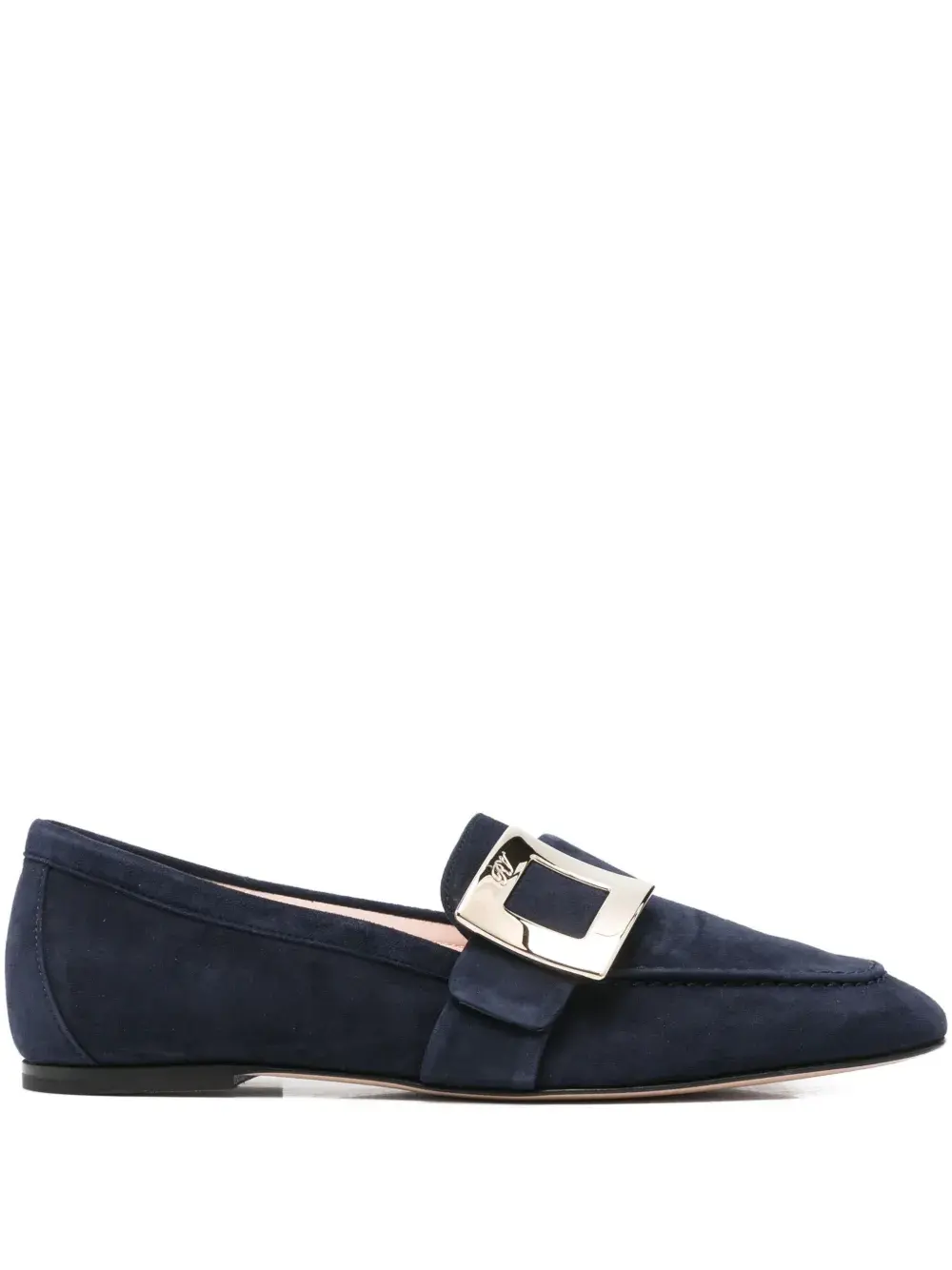Лоферы с пряжкой Roger Vivier, синий