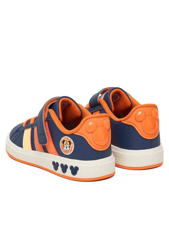 Кроссовки Grand Court Mickey El K JS2345 Adidas, синий — фото 3