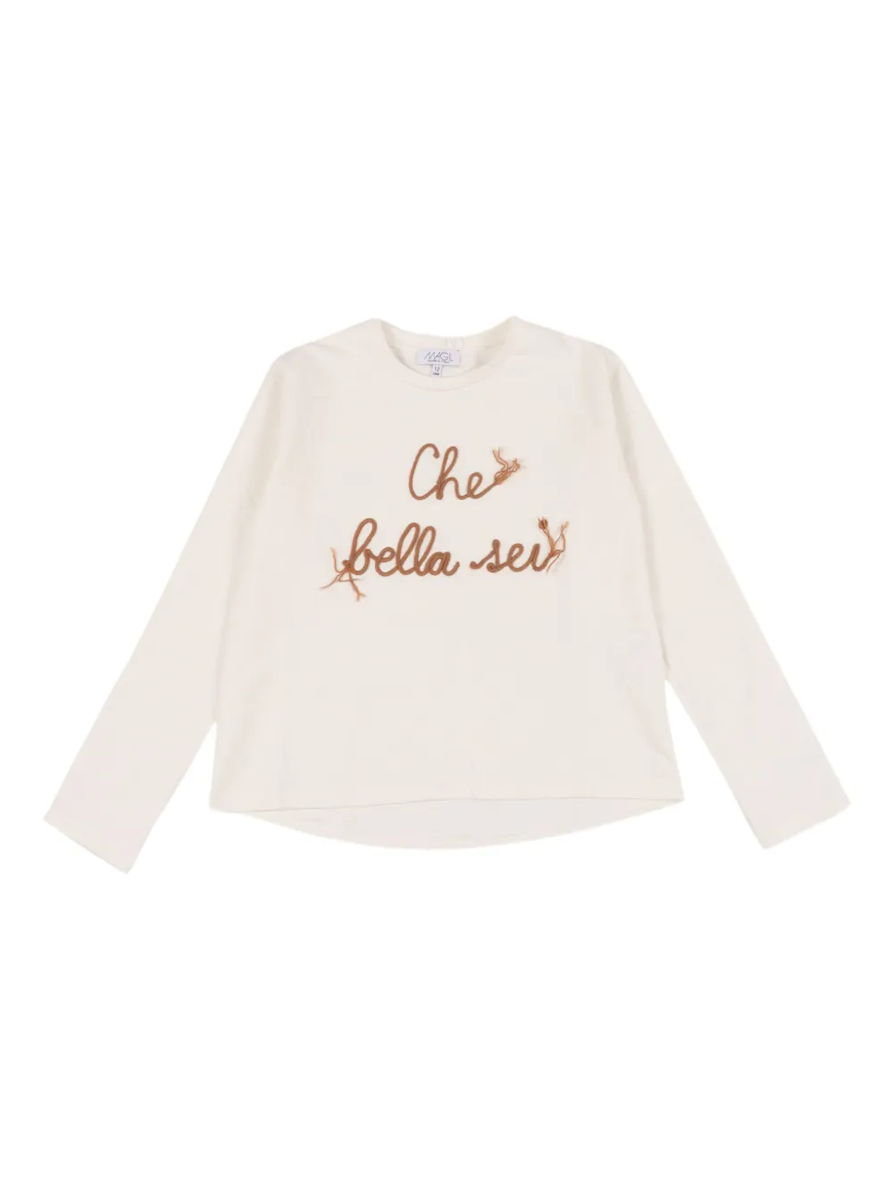 

Футболка с вышивкой "Che Bella Sei" MAGIL, белый