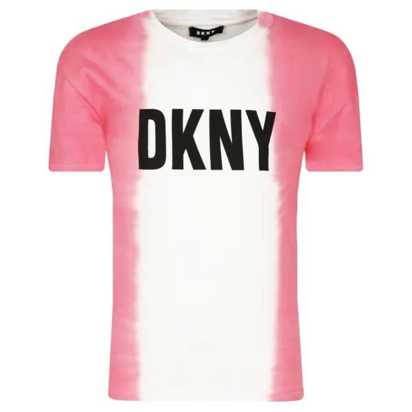 

Необычная футболка обычного кроя Dkny, розовый