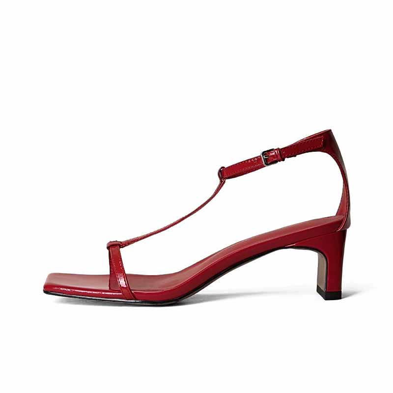 SHOEMAKER QUEEN Женские сандалии на одной застежке белые, цвет White — фото 3
