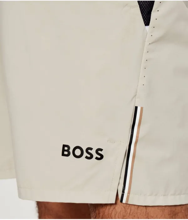 Шорты s_t-match 9 дюймов Regular fit Boss Green, бежевый — фото 4