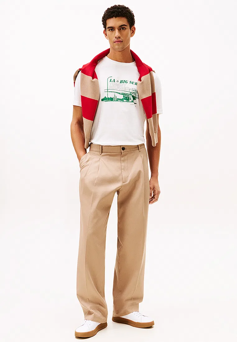 Футболка с фотопринтом, TH Mainline Tommy Hilfiger, экрю — фото 4