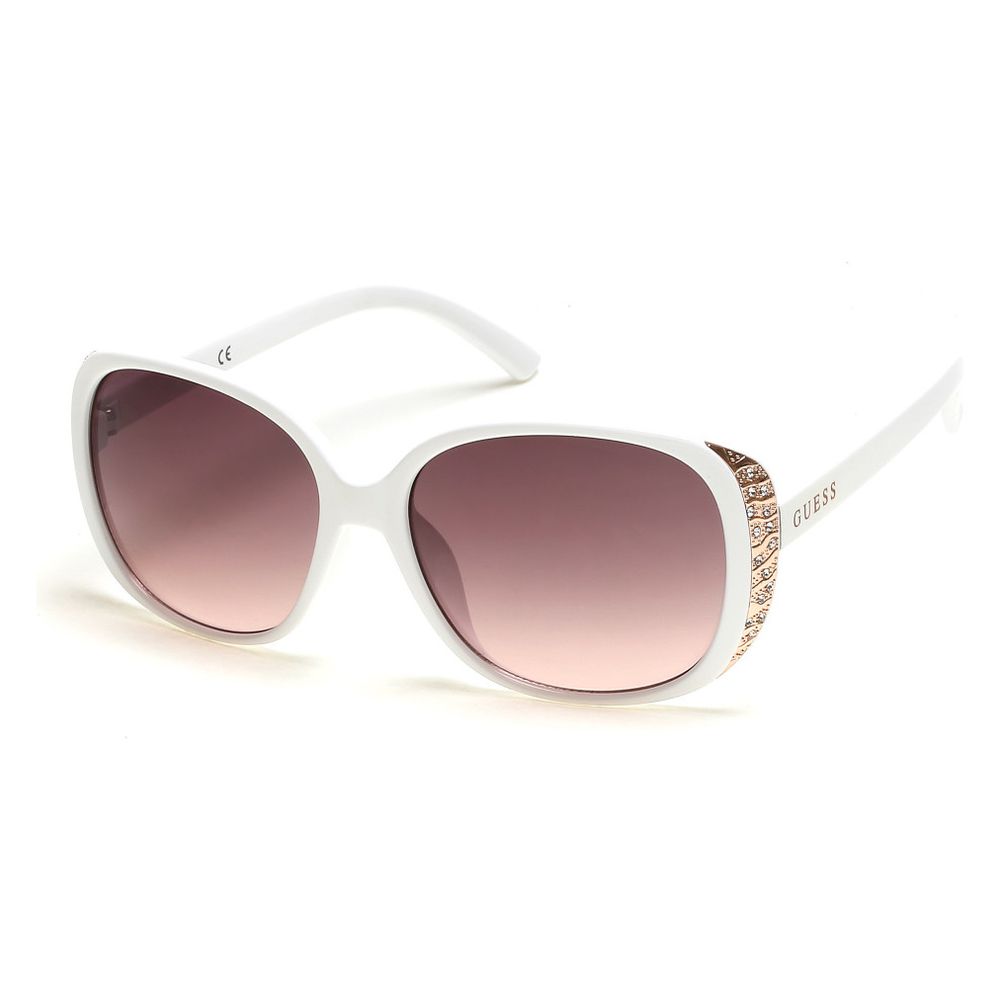 

Белые солнцезащитные очки из смолы GUESS