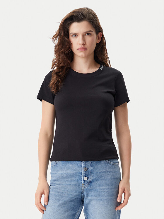 

Футболка обычного кроя Logo J20J225540 Calvin Klein Jeans, черный