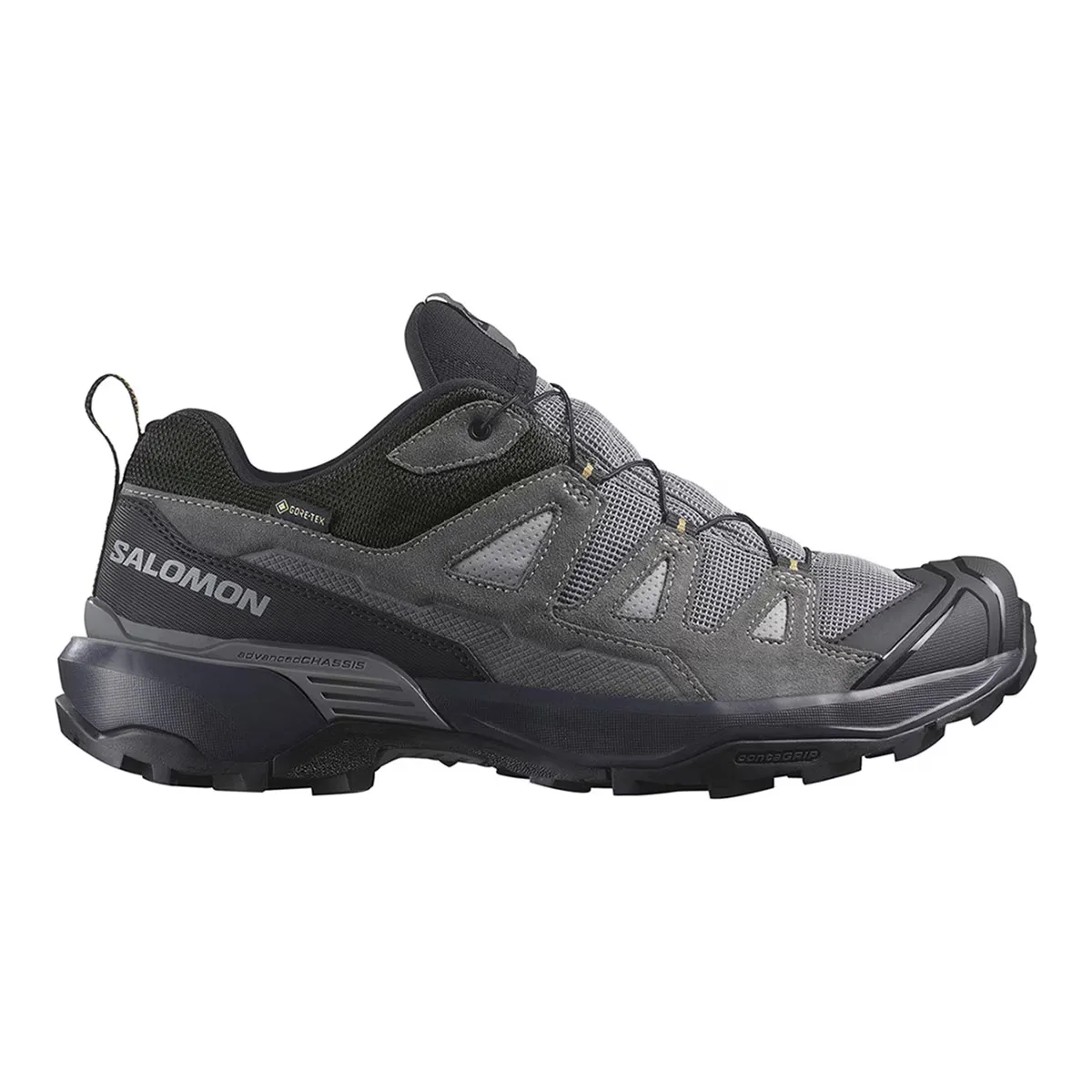 

Мужские походные ботинки Salomon X Ultra 360 из кожи Gore-Tex, серый