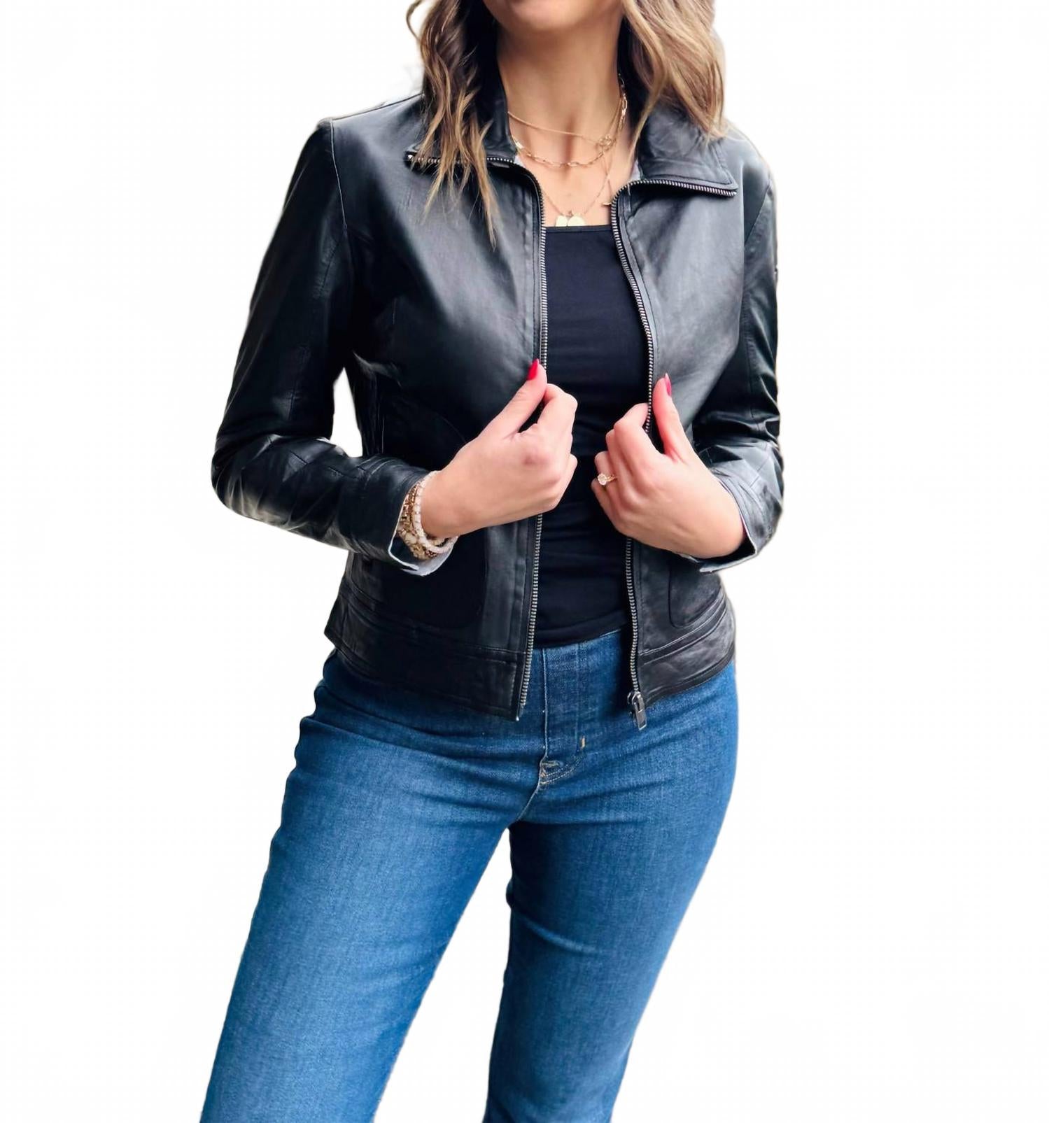 

Куртка Lusan в винтажном черном цвете MAURITIUS