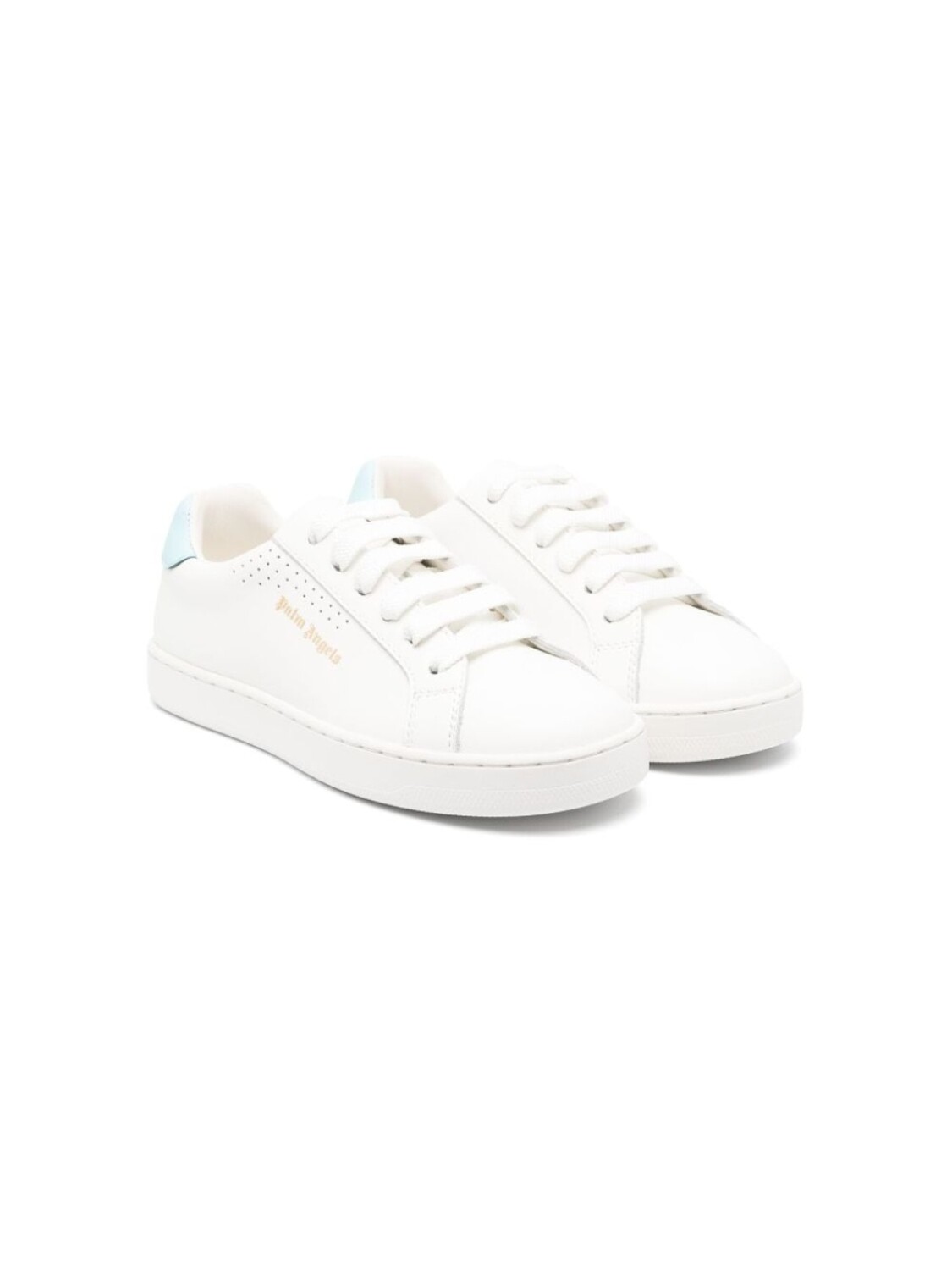 

Palm Angels Kids кеды на шнуровке, белый