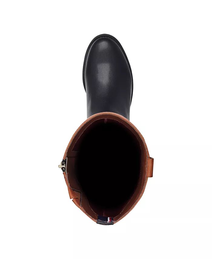 Женские сапоги Shano Riding Style с круглым носком Tommy Hilfiger, мультиколор — фото 4
