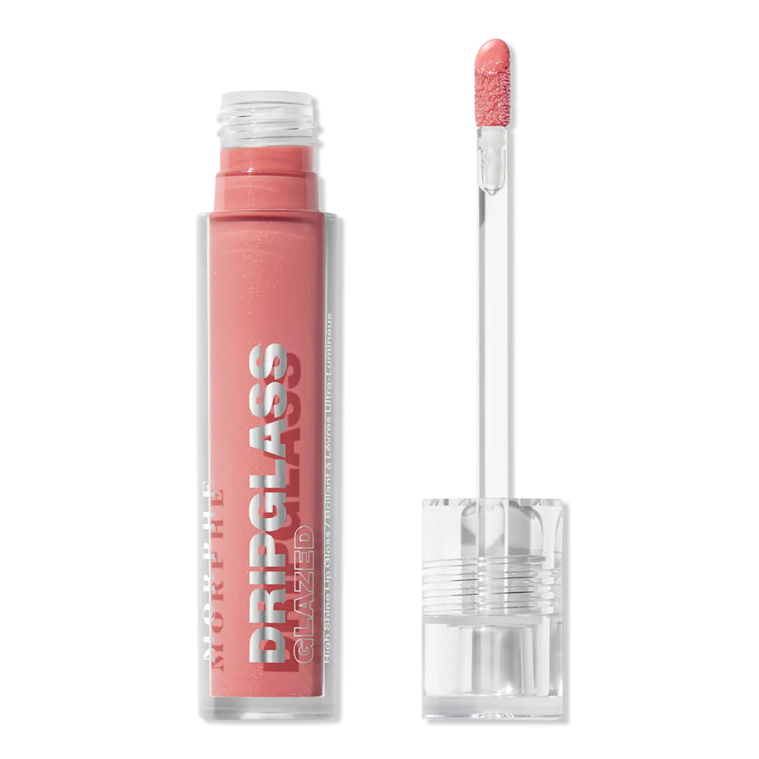 

Блеск для губ Dripglass Glazed High Shine Lip Glosse Morphe, Nude Gleam (cool nude)