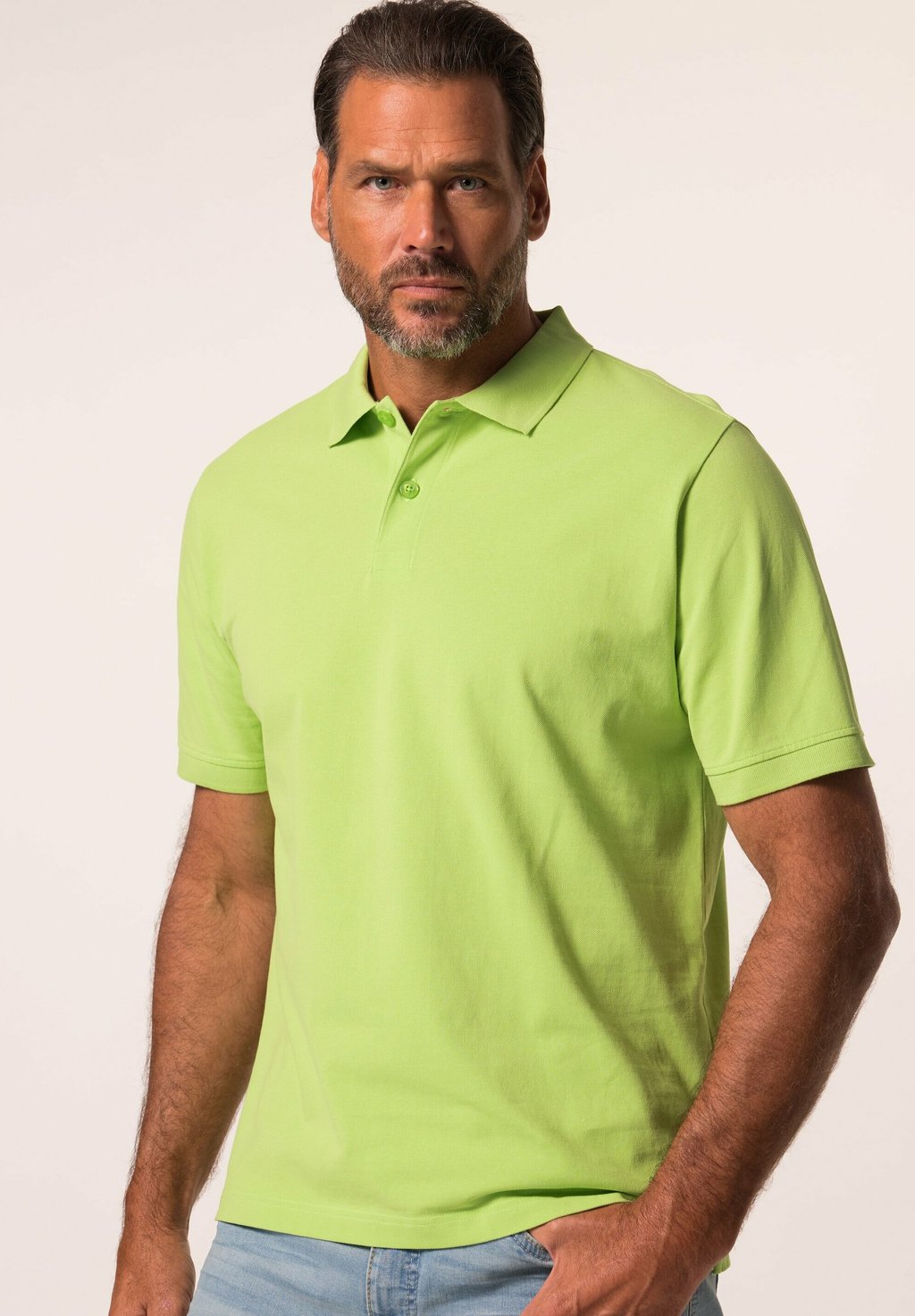 

Поло GROSSE GRÖSSEN BIS 8XL KNOPFLEISTE JP1880, зеленый