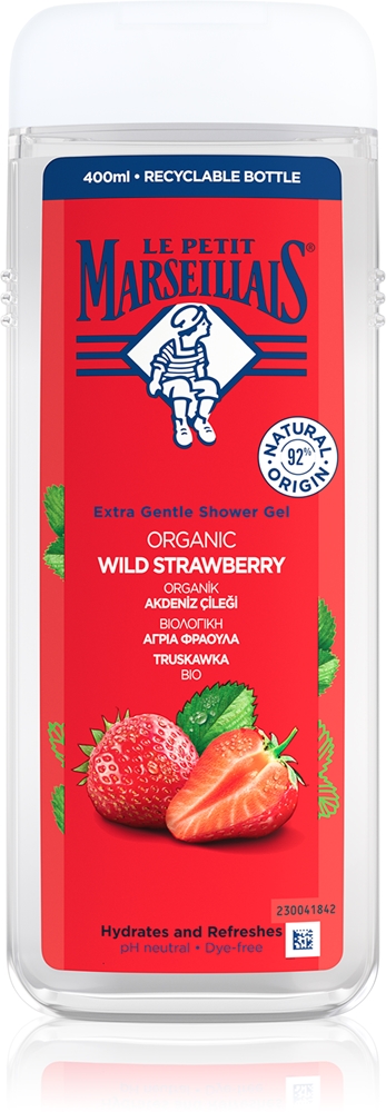 

Органический шелковистый гель для душа с лесной клубникой Le Petit Marseillais, 400 мл