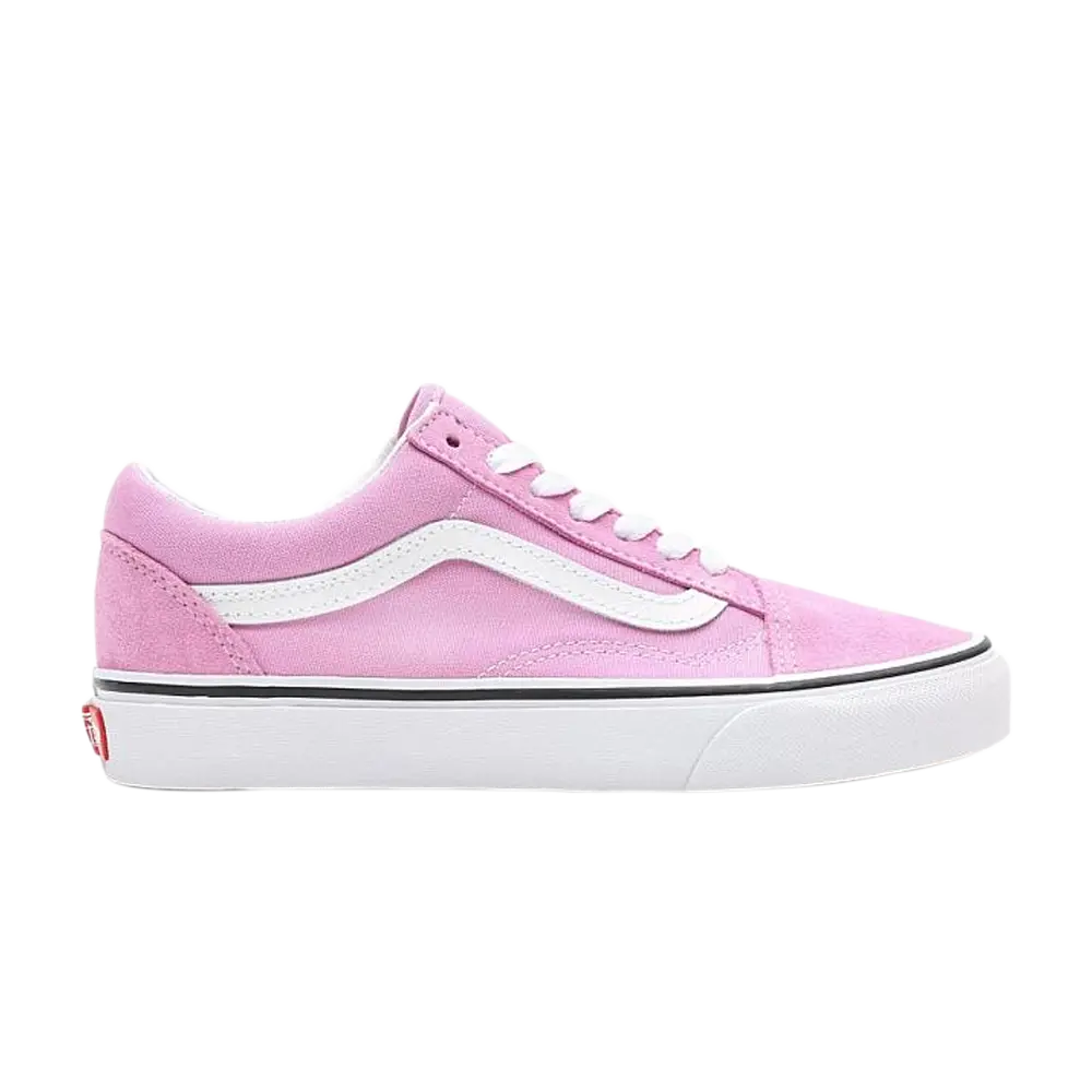 Кроссовки женские Old Skool Vans, розовый/белый