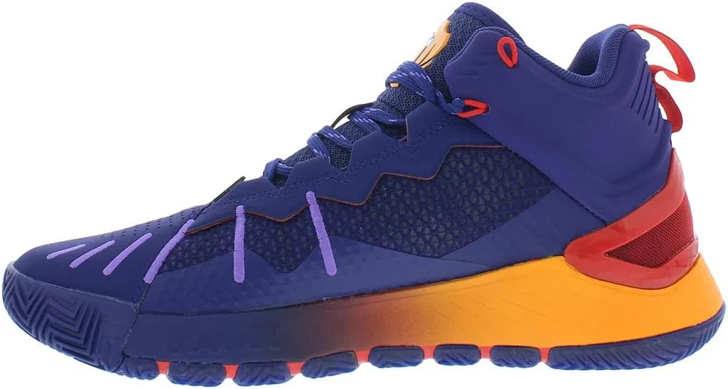 Мужские кроссовки Adidas Dropset, индиго/фиолетовый/ярко-красный — фото 4