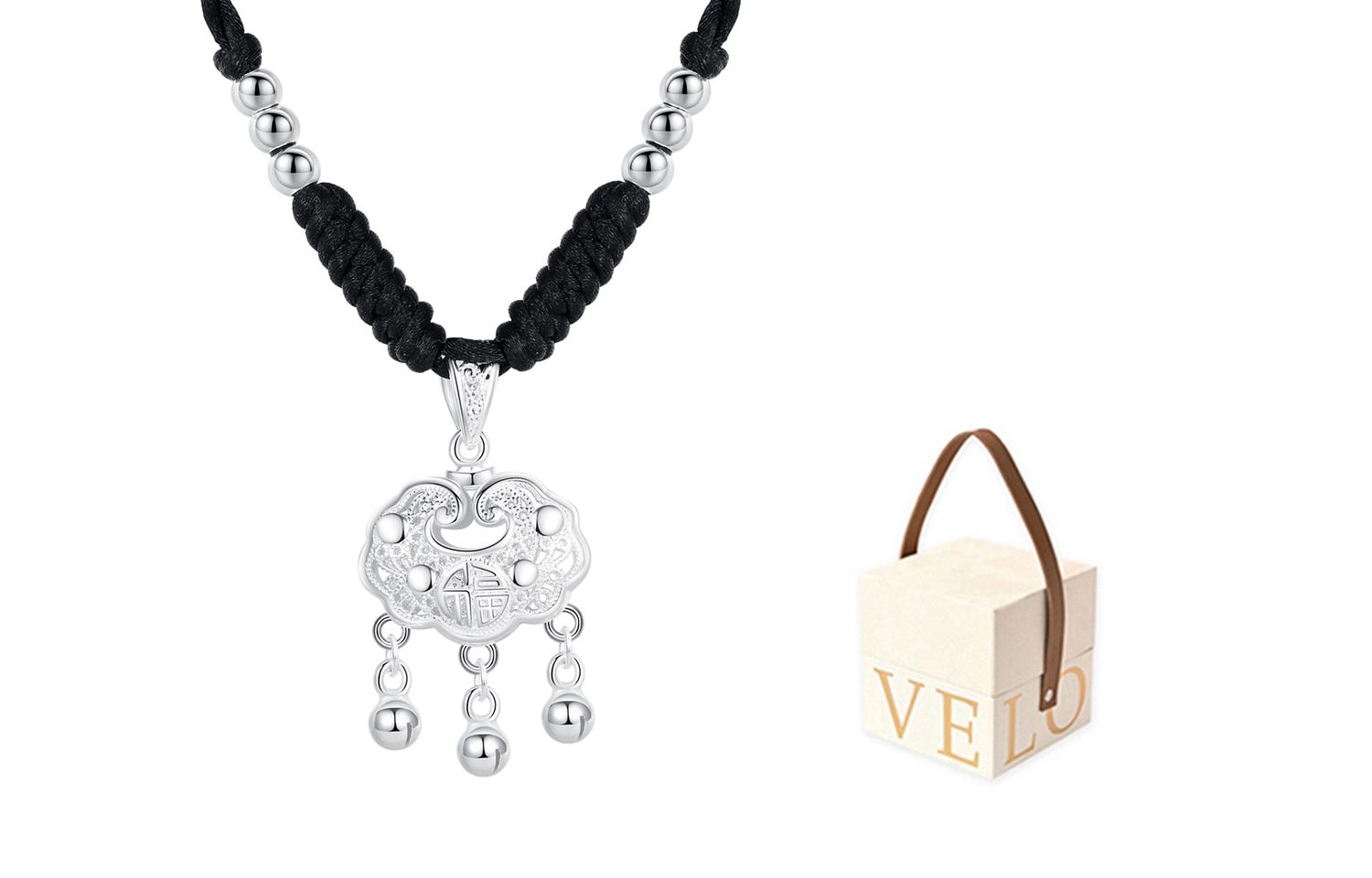 

MISS TOOYA Серебряный кулон с благопожелательным символом замка мира для женщин Sterling Silver