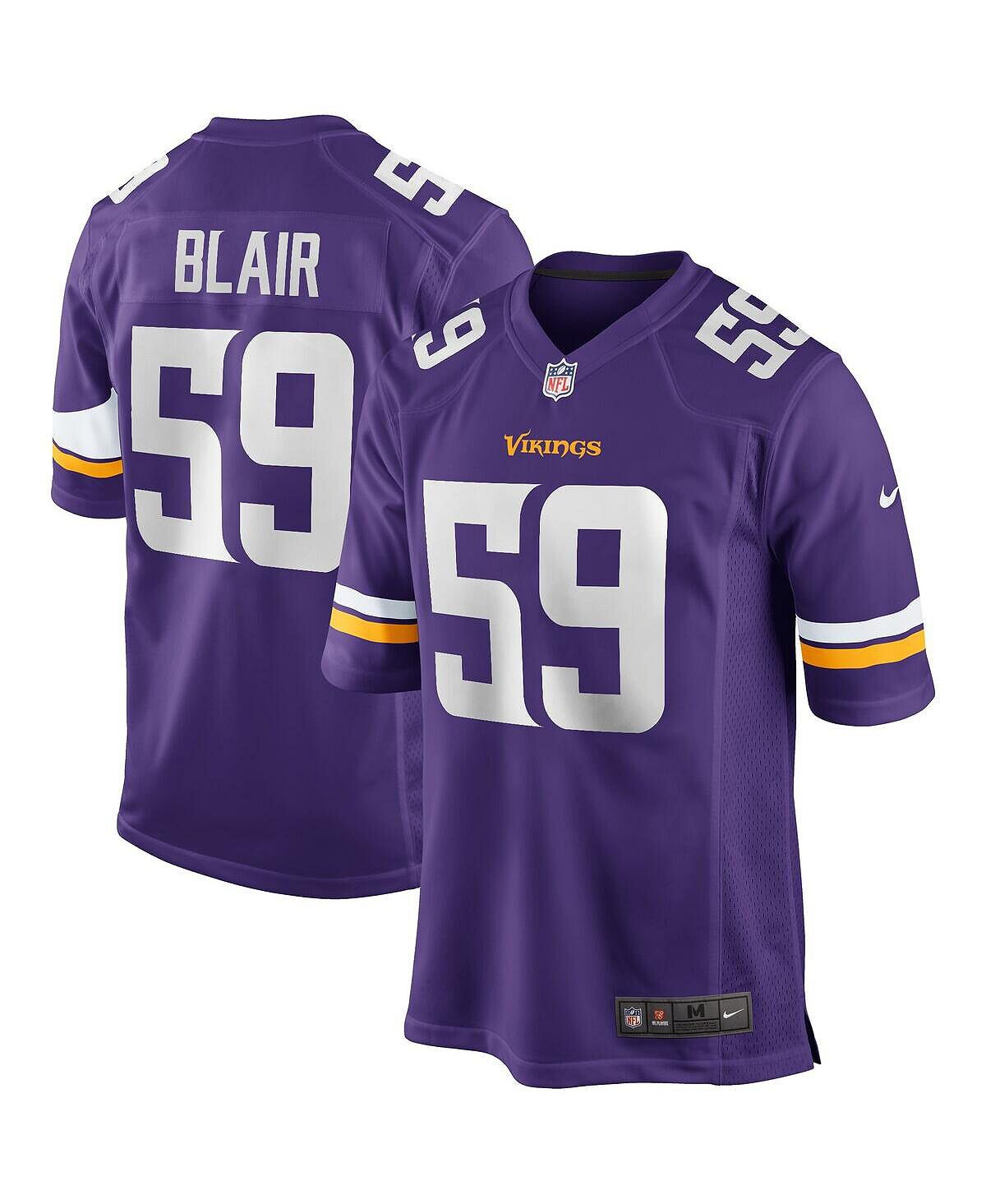 

Мужская фиолетовая майка игрока пенсионера Matt Blair Minnesota Vikings Game Nike