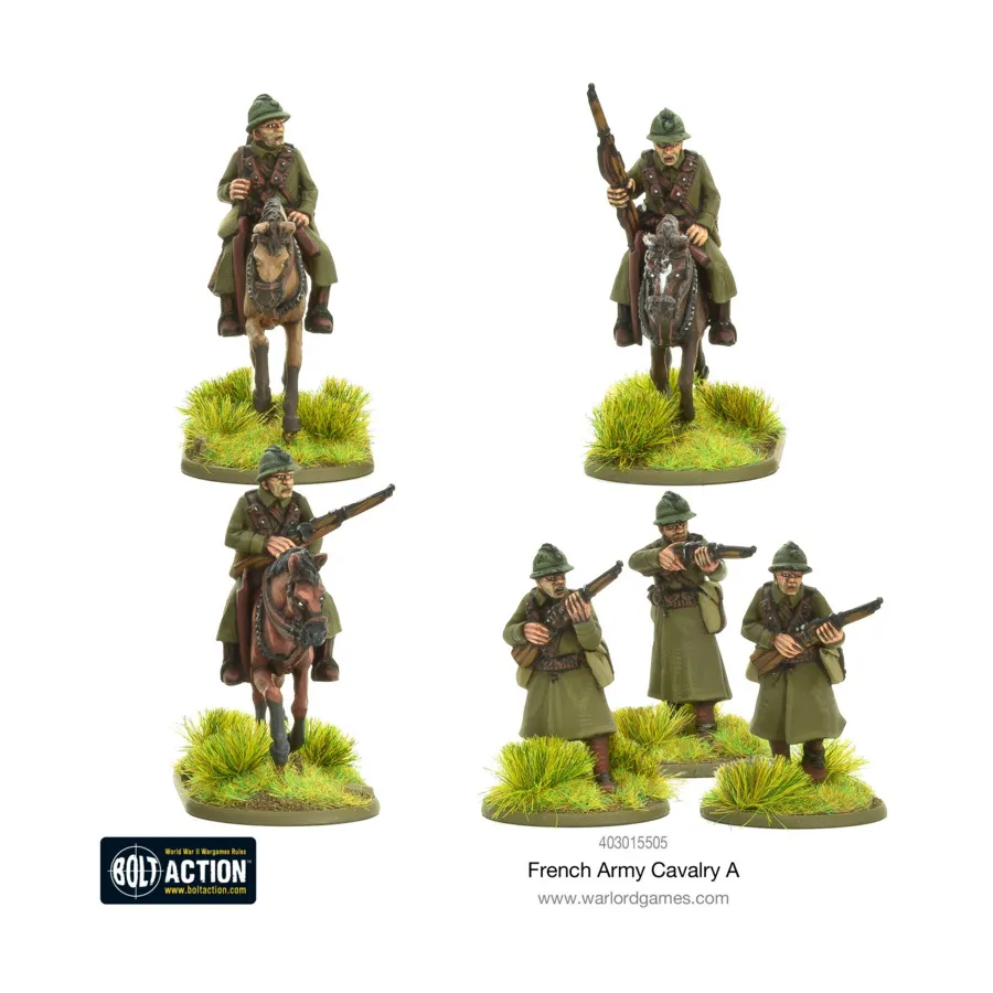 

Кавалерия французской армии А, Bolt Action - French - French Army (28mm)