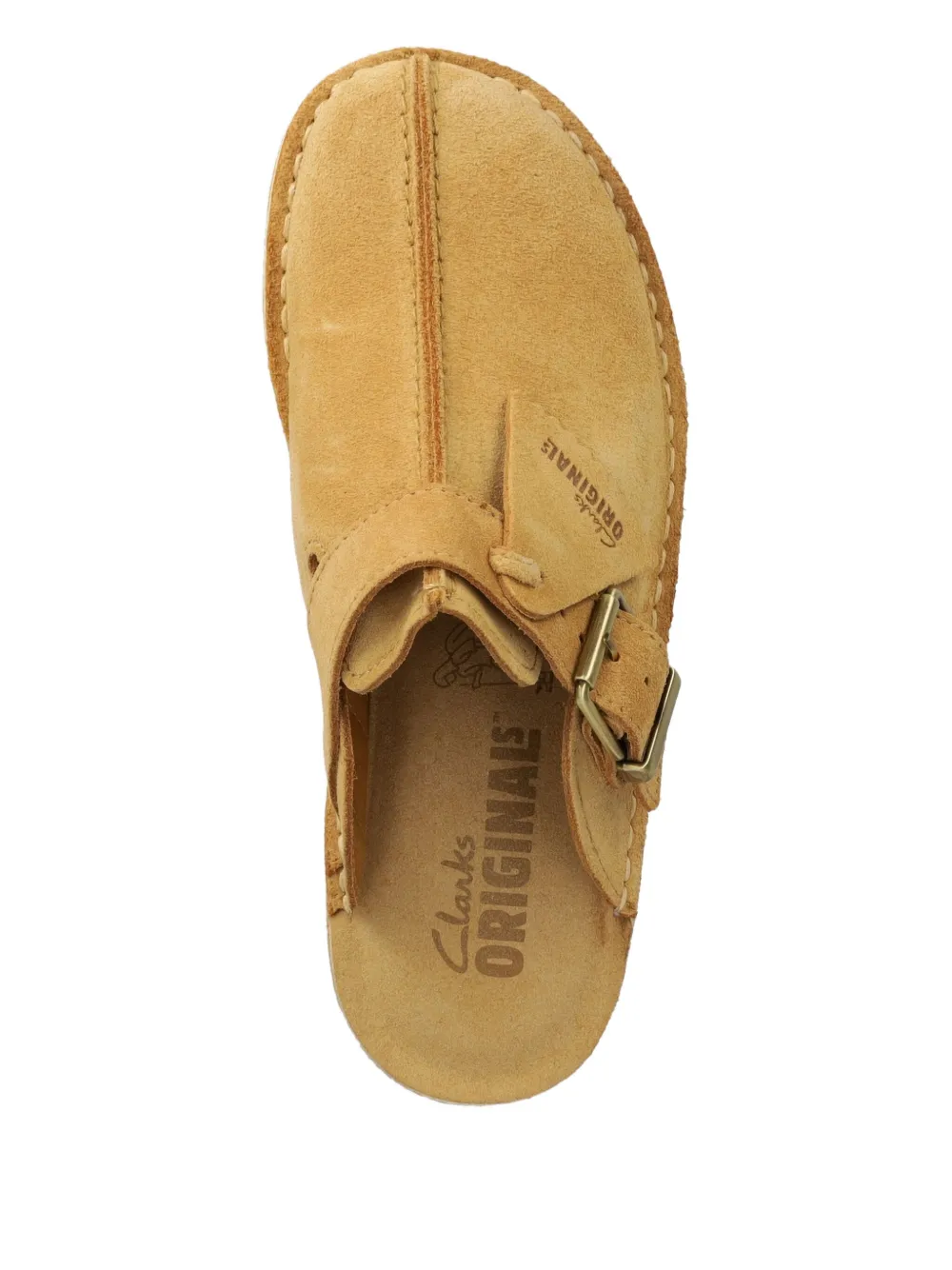 Мюли на платформе с пряжкой Clarks Originals, нейтральный — фото 3