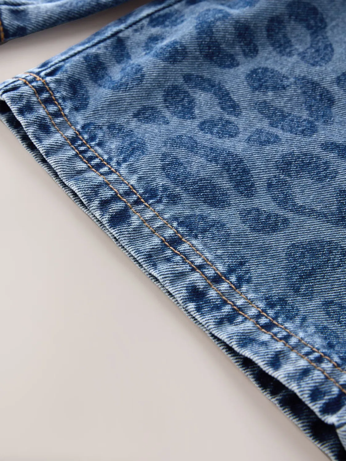 Джинсы Next Wide leg Jeans, синий деним — фото 3