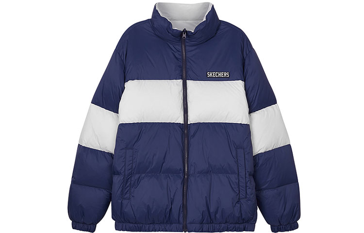 

Мужская пуховая куртка средней высоты Skechers, medieval синий-007d