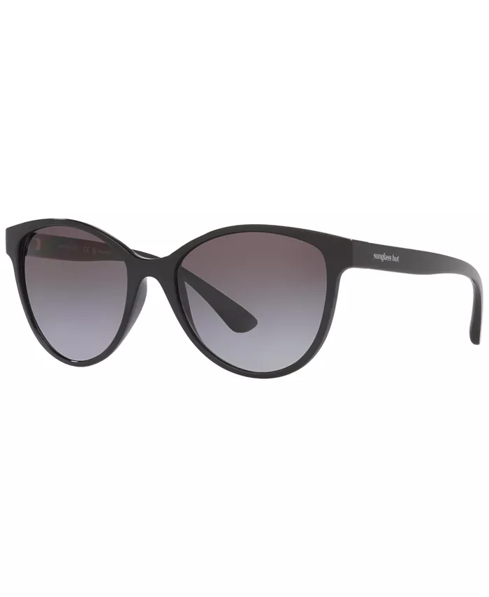 

Женские поляризационные солнцезащитные очки, HU202155-YP Sunglass Hut Collection, черный