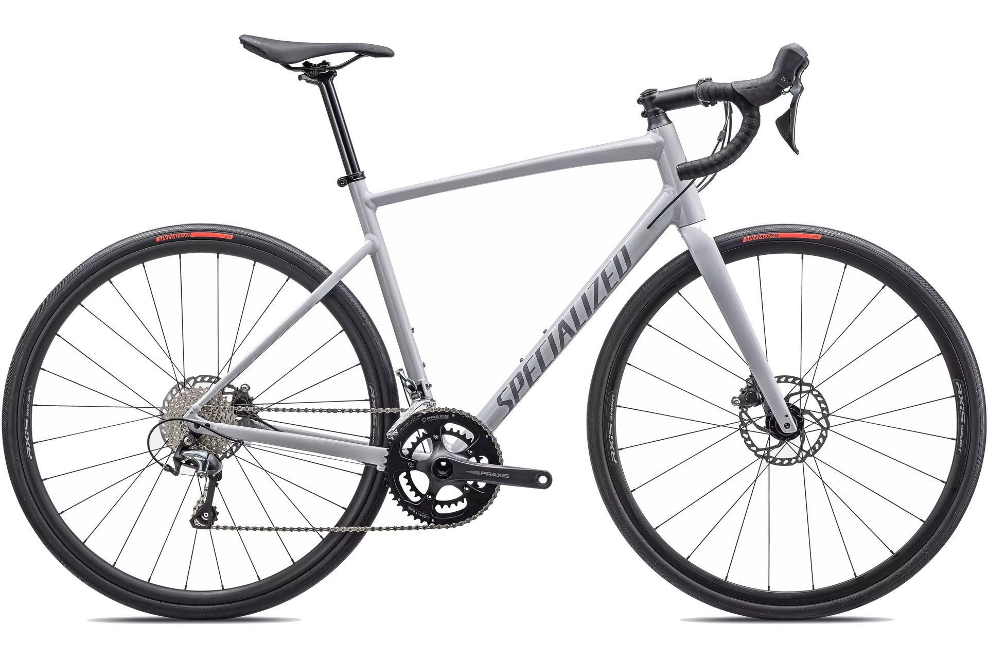 

Шоссейный велосипед Specialized Allez e5 sport - 28 дюймов - diamant - 2026, grau | dovgry/clgry/cmlnlps