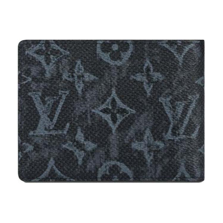 Монохромный пастельный черный холщовый многосекционный кошелек LOUIS VUITTON, Box(Set+Box) — фото 3