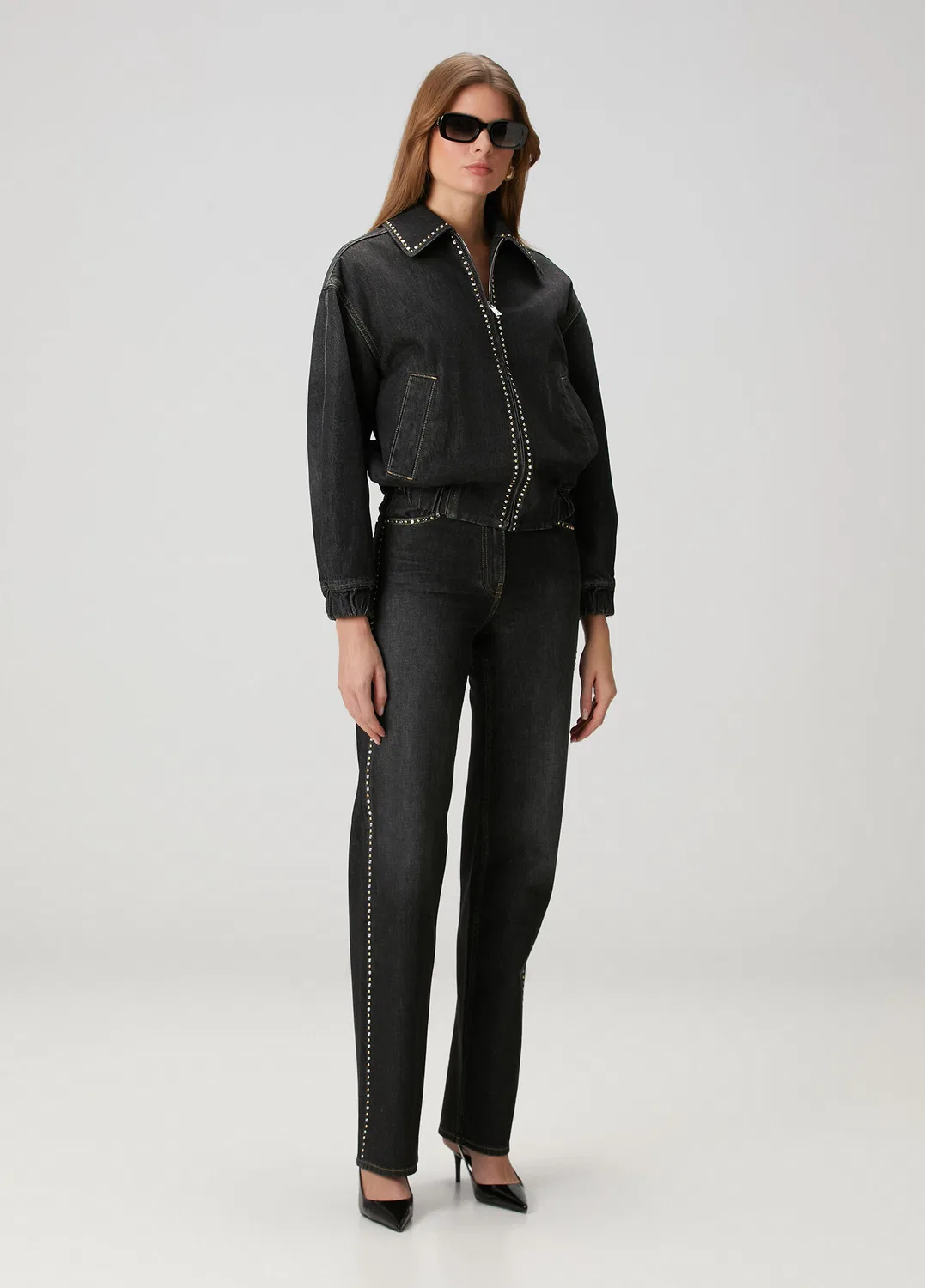 Джинсы Versace Regular Fit, черный