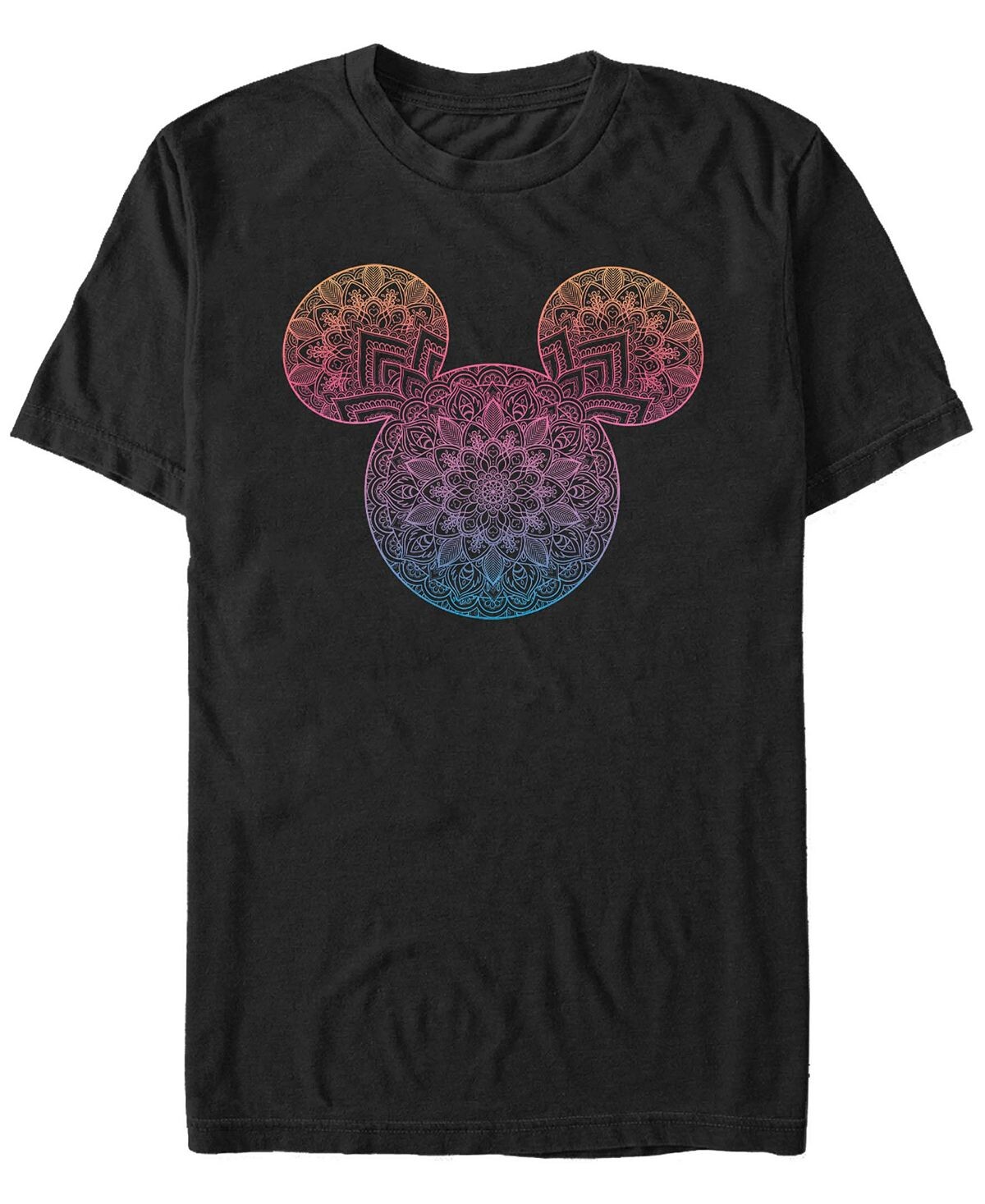 

Мужская футболка с коротким рукавом mickey mandala fill Fifth Sun, черный