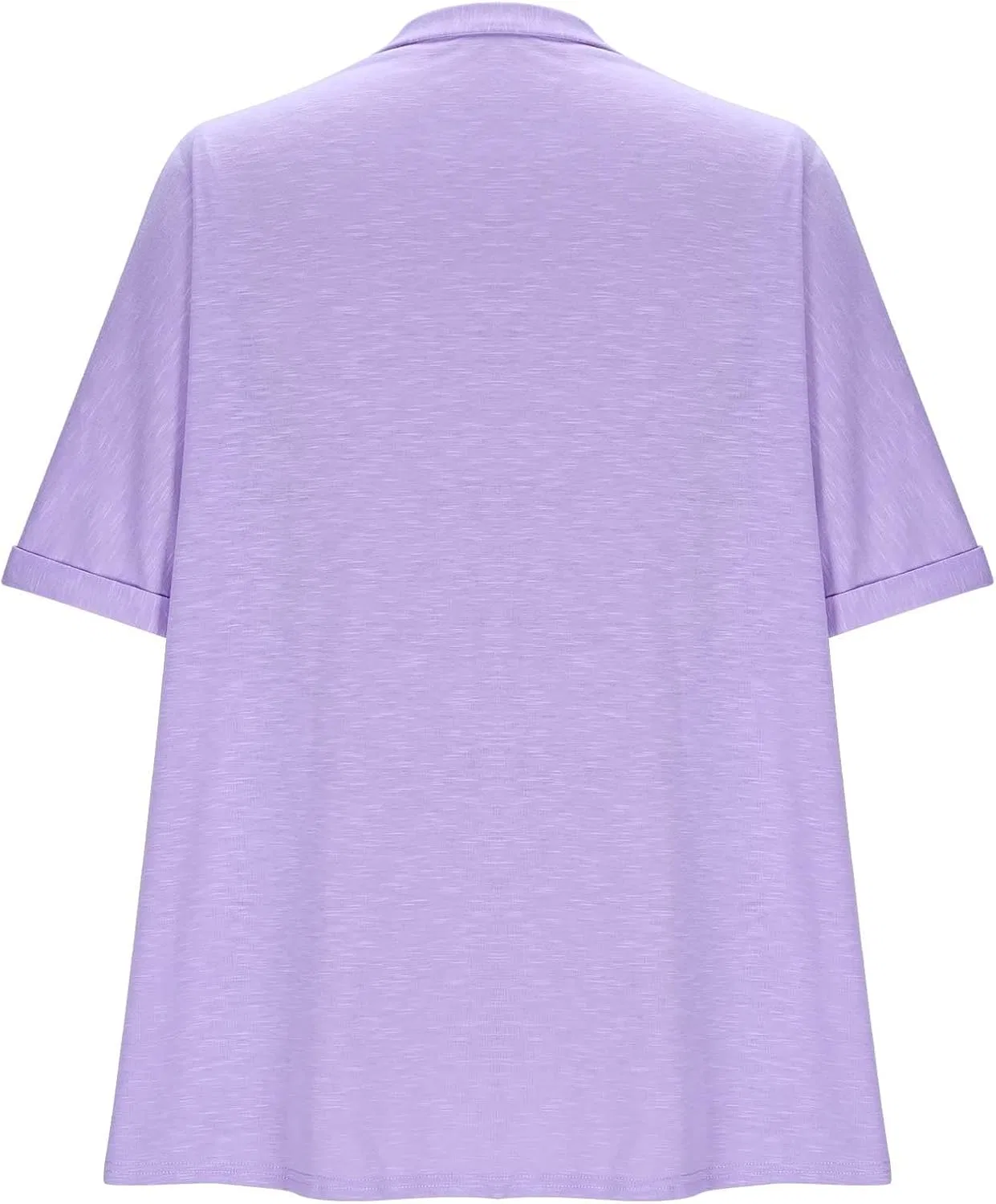 Женский кардиган с коротким рукавом, свободный, без застежки, A#01 Purple — фото 4