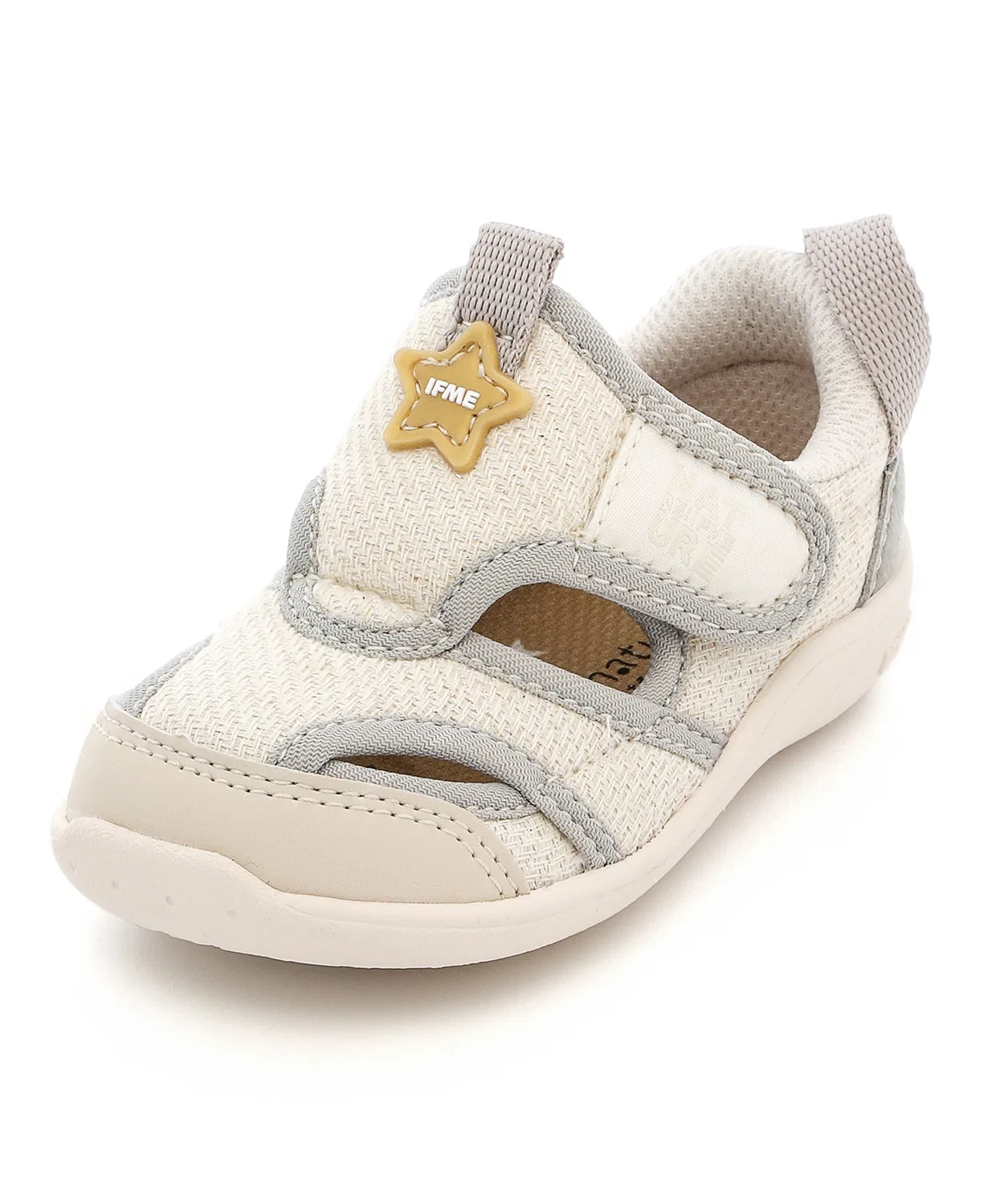 Детские сандалии с блестками IFME patto Summer Shoes, Белый — фото 3