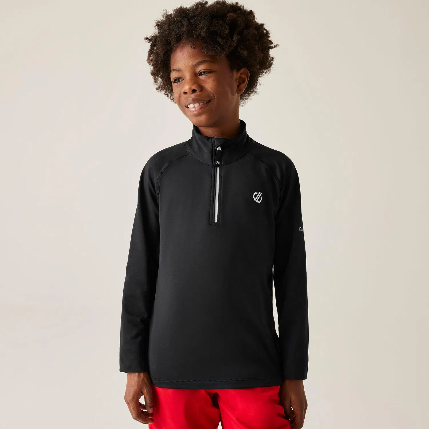 Детский свитер с принтом Kids Consist II Core Stretch Midlayer, Dare 2B, Ultraschwarz