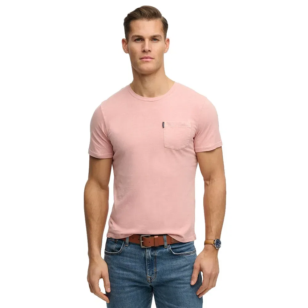 Футболка с коротким рукавом и карманом Classic Essential Superdry, розовый