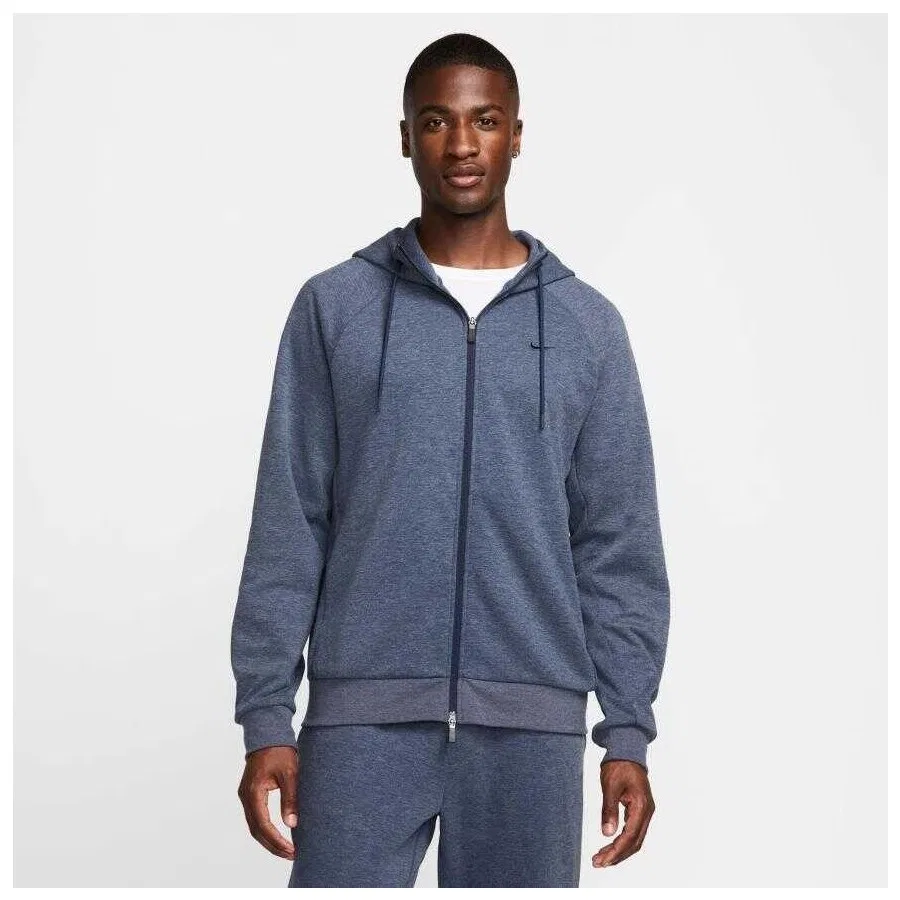 Мужской свитшот с капюшоном и длинным рукавом, модель Dri-FIT UV Primary, Nike, Синий