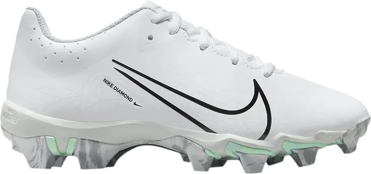 Бутсы Nike Hyperdiamond 4 Keystone GG 'White Black', белый