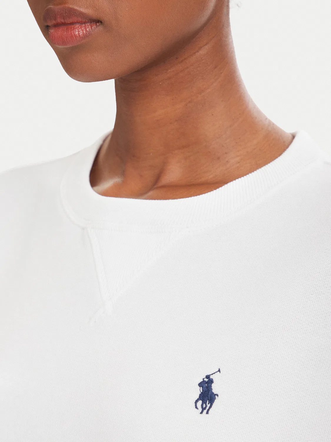 Женская толстовка стандартного кроя Polo Ralph Lauren, белый — фото 4