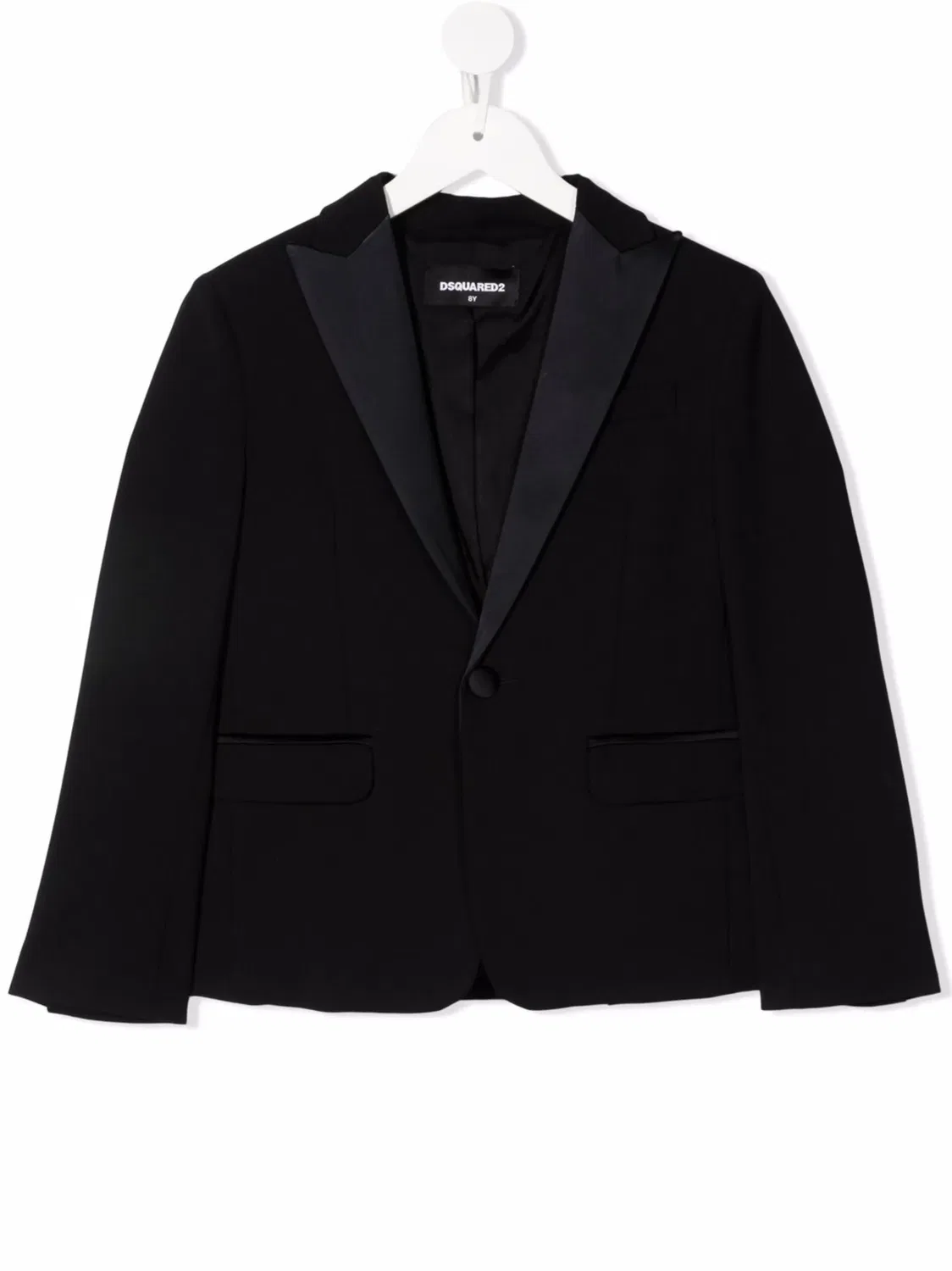 Пиджак с одинарной застежкой DSQUARED2, черный