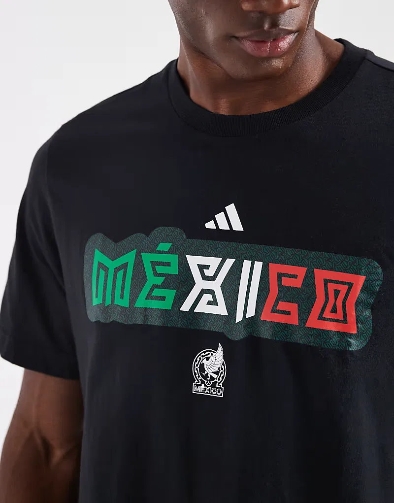 Футболка Adidas для сборной Мексики по футболу, черный — фото 3