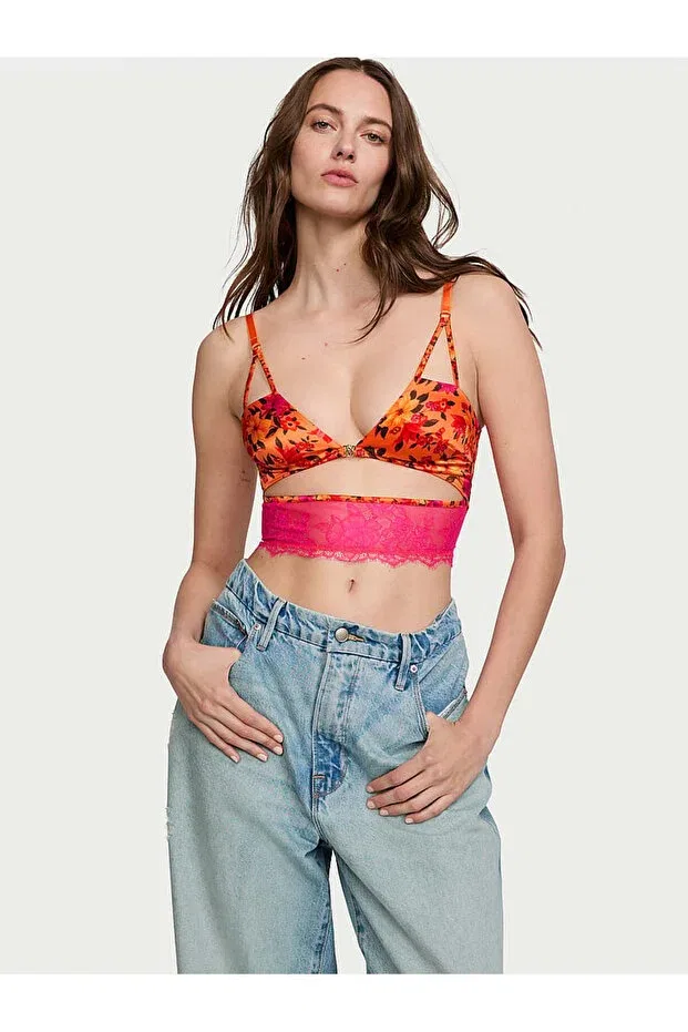 Женский бюстгальтер с кружевным воротником Victoria's Secret, Island Energy — фото 2