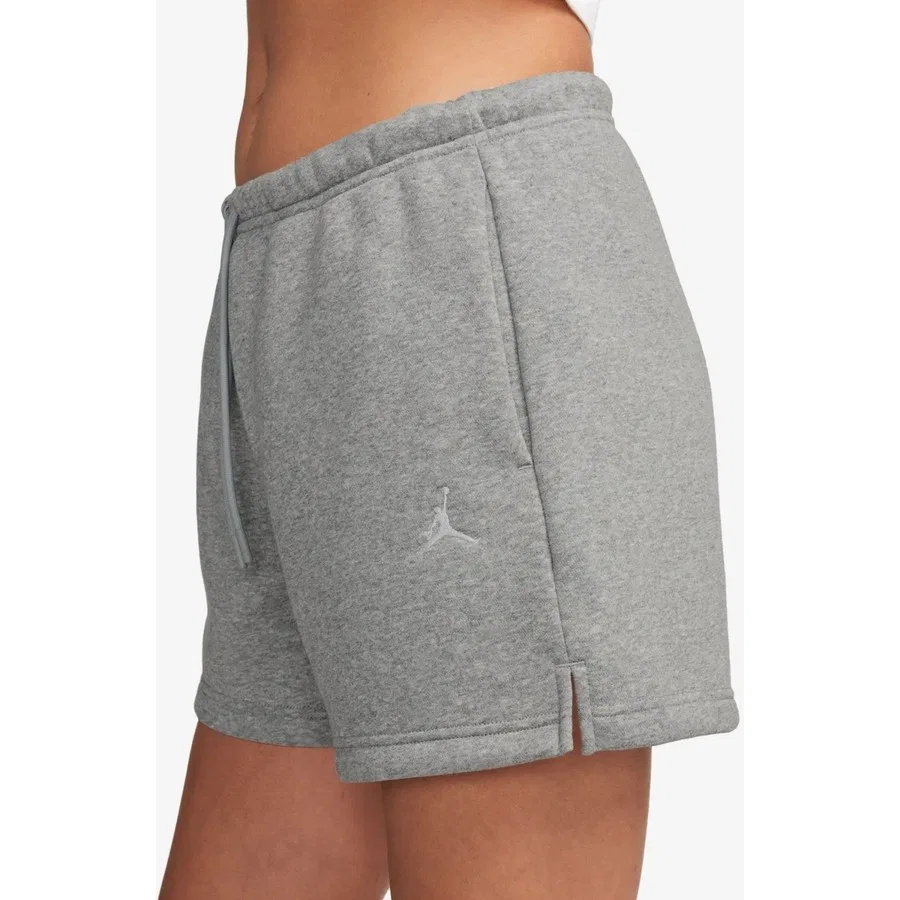 Шорты из футера Jordan Brooklyn Fleece Jumpman Woman Nike, Серый — фото 3